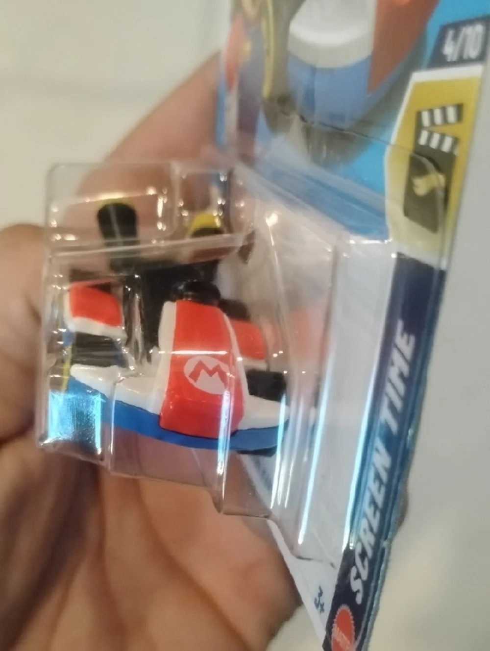 Mattel Hot Wheels Mario Kart Standard Kart - Red, Blue & Yellow